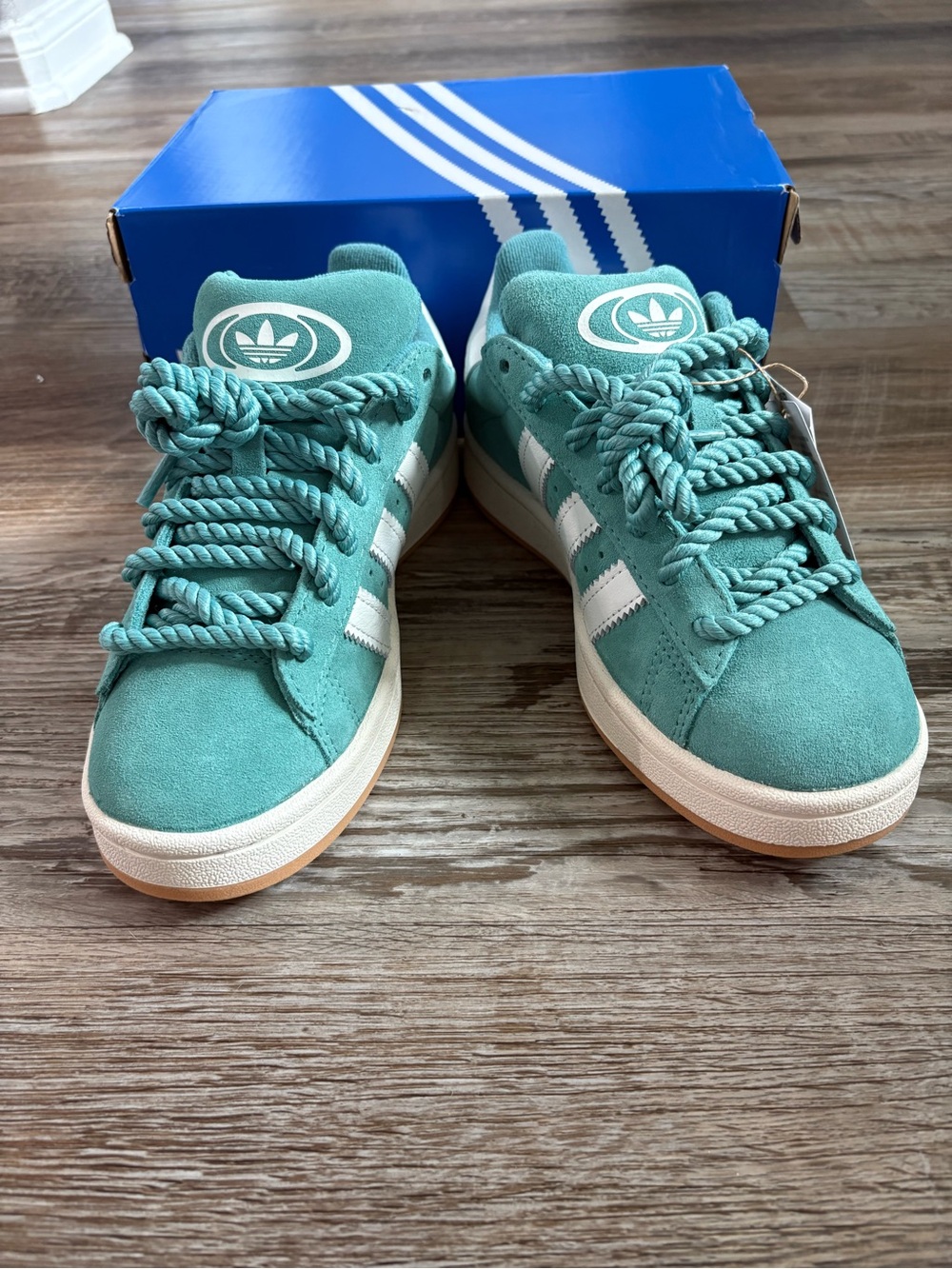 adidas Originals Campus 00s W Women’s Suede Low Top Powder Teal JP6191